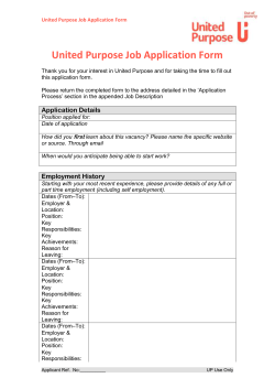 Application Form