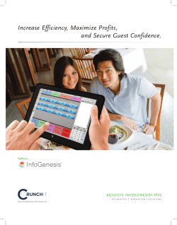 Increase Efficiency, Maximize Profits, and Secure Guest Confidence.