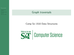 Graph traversals