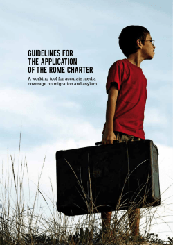 Guidelines for the application of the Rome Charter