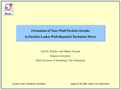 particle streaks are Formation Process of the