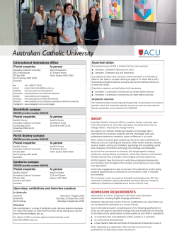 Australian Catholic University
