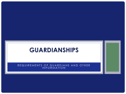 Guardianships - Washtenaw County Trial Court