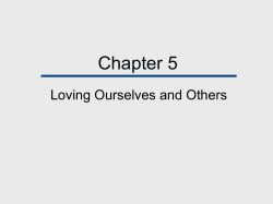 Chapter 5 Loving Ourselves and Others