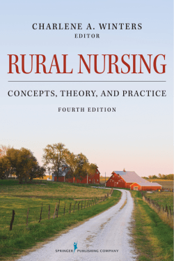RURAL NURSING Concepts, Theory, and Practice