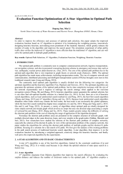 Evaluation Function Optimization of A