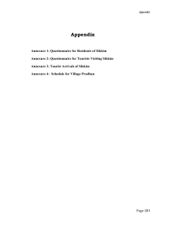 Appendix - Shodhganga