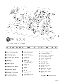 Campus Map - Westminster College