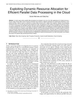 Exploiting Dynamic Resource Allocation for Efficient