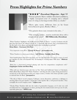 Prime Numbers Press Quotes