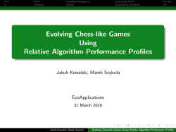 Evolving Chess-like Games Using Relative