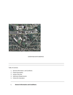 Storm Water Management RFP