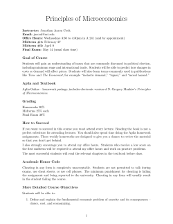 Principles of Microeconomics