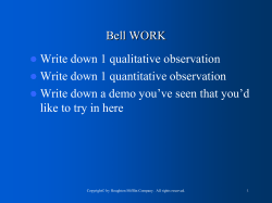 Figure 1.1 The various parts of the scientific method.