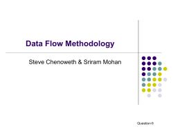 Data Flow Methodology - Rose