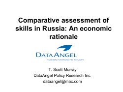 Comparative assessment of adult skills: IALS, ALL, ISRS, PIAAC and