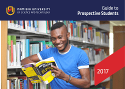 Prospective Guide 2017