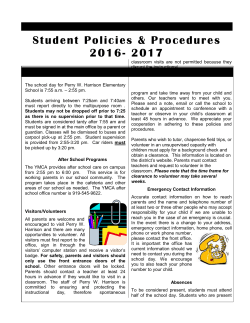 Student Handbook 2016-17