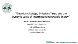Temporality of emissions taxes - International Association for Energy