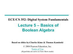 PPT - ECE/CS 352 On