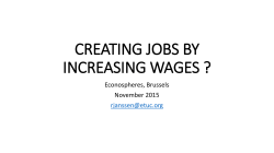 from wage devaluation to a coordinated relaunch of wages in the