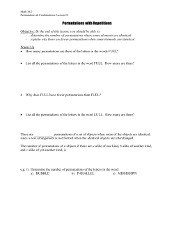 Problem Solving Using Systems of Equations