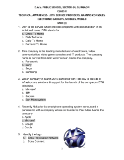 dth service providers, gaming consoles, electronic