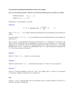 ( *) x* is a stationarypoint if 0 f x i x &part; = &forall; &part;