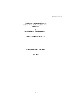 The Dynamics of Expected Returns: Evidence from Multi