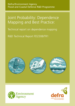 Joint probability: Dependence mapping and