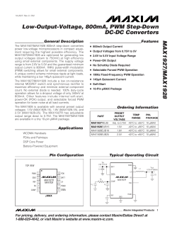 MAX1927/MAX1928 Low-Output-Voltage