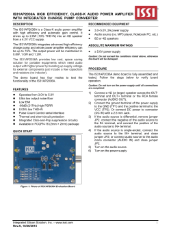 is31ap2036a high efficiency, class