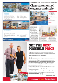 GET THE BEST POSSIBLE PRICE