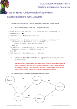 Section Three Fundamentals of algorithms