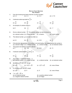 Page 1 1. From the choices given below mark the co