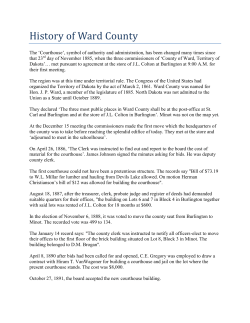 History of Ward County