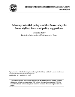 Rethinking Macro Policy II: First Steps and Early Lessons