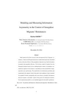 Modeling and Measuring Information Asymmetry in the Context of