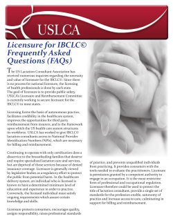 Licensure for IBCLC&copy; Frequently Asked Questions (FAQs)