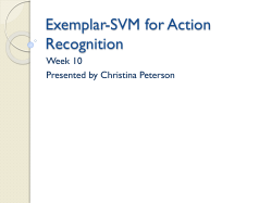 Exemplar-SVM for Action Recognition