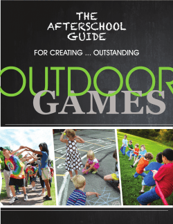 Outdoor Games &ndash; Tag