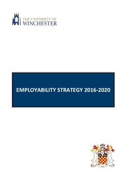 Employability Strategy - University of Winchester