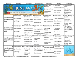 Sunday - CrownPointe Communities
