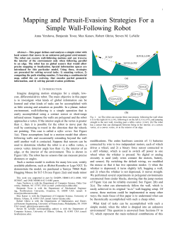 Mapping and Pursuit-Evasion Strategies For a