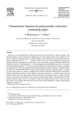 Characteristic function for polynomially contractive commuting tuples