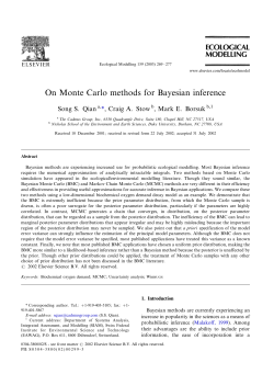 On Monte Carlo methods for Bayesian inference