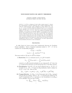 Noncommutative de Leeuw theorems