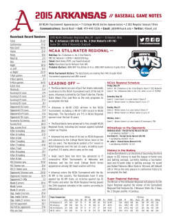 // BASEBALL GAME NOTES
