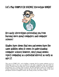 Let`s Play COMPUTER SCIENCE Stereotype BINGO! Are nasty