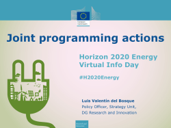 Joint programming actions - cache.media.education.gouv.fr